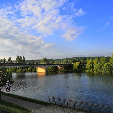 Grand 2P Terrasse Bord De Seine Apartment Мант-ла-Жоли Екстериор снимка