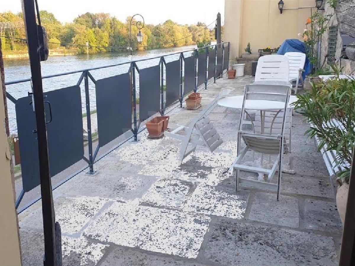 Grand 2P Terrasse Bord De Seine Apartment Мант-ла-Жоли Екстериор снимка